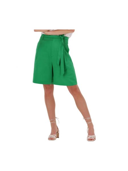 High waist shorts My Essential Wardrobe grün