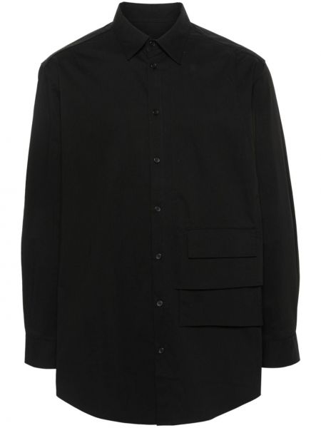 Medvilninė marškiniai Y-3 juoda