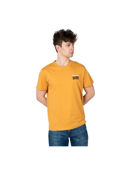 T-shirt mit rundem ausschnitt Guess orange