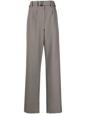 Pantalones de cintura alta Lemaire gris