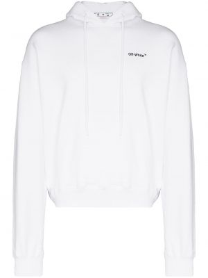 Hoodie Off-white vit