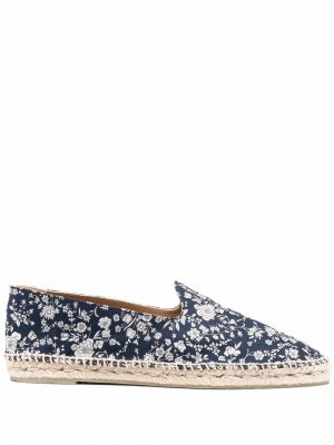 Trykt floral espadrillos Castañer blå