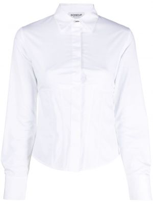 Прилепнала риза Dondup бяло