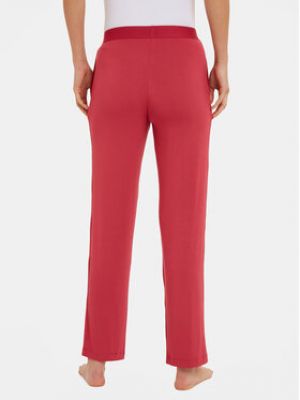 Kalhoty relaxed fit Calvin Klein Underwear červené