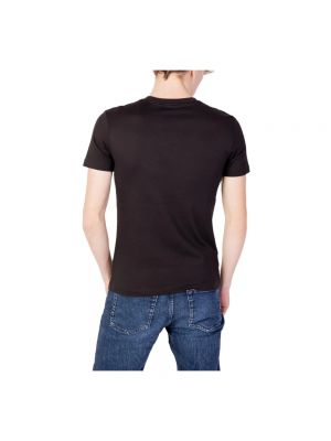 Camisa vaquera de cuello redondo Calvin Klein Jeans negro