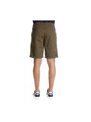 Pantalones cortos de algodón Woolrich verde