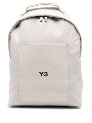 Plecak z nadrukiem Y-3 biały