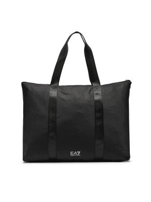 Shopper handtasche mit taschen Ea7 Emporio Armani schwarz