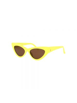 Okulary przeciwsłoneczne The Attico żółte