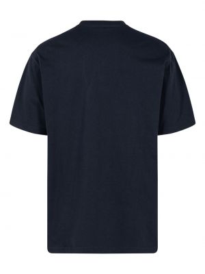 T-shirt en coton Supreme bleu