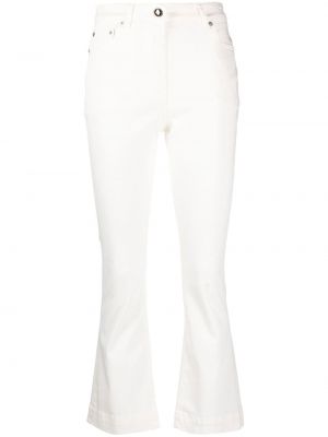 Zvonové džíny Semicouture bílé