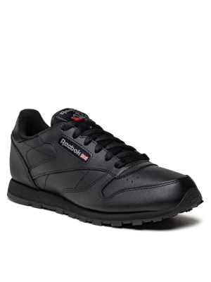 Кожени ниски обувки Reebok Classic черно