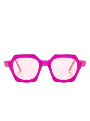 Oversize слънчеви очила Kuboraum розово