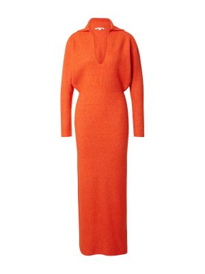 Плетена рокля Patrizia Pepe оранжево