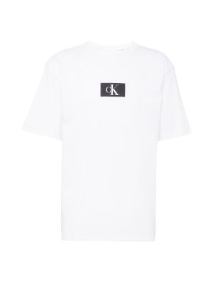 Polo majica Calvin Klein bela