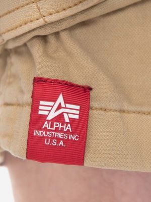 Pantaloni scurți Alpha Industries bej
