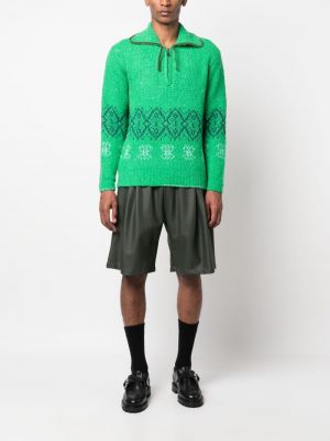 Pullover mit reißverschluss Andersson Bell grün