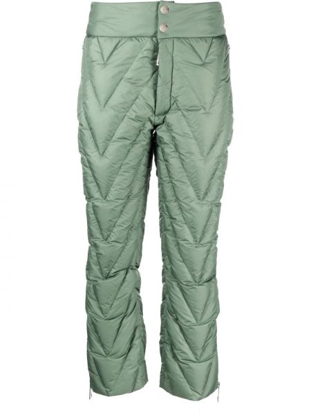 Pikowane spodnie Khrisjoy zielone
