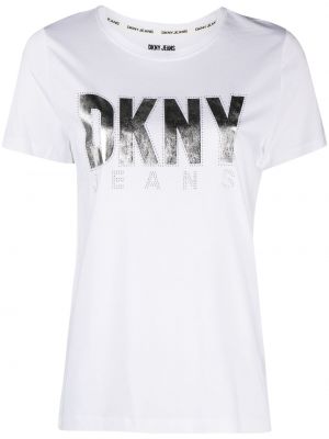 T-shirt avec applique Dkny