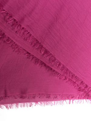 Echarpe à franges en tricot Faliero Sarti violet