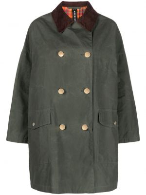 Bavlnený kabát Mackintosh zelená