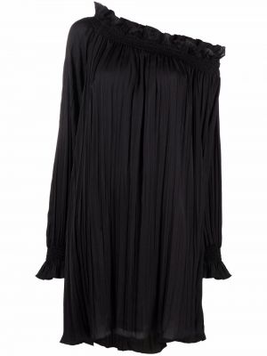 Mini vestido plisado Msgm negro