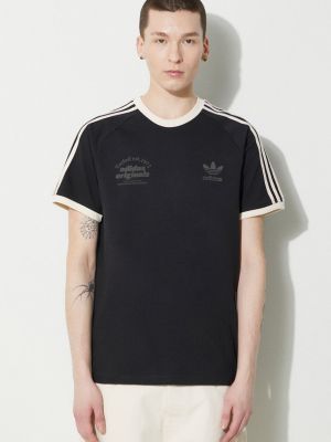 Bombažna majica Adidas Originals črna