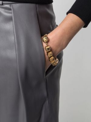 Bracelet avec imprimé slogan Natasha Zinko argenté