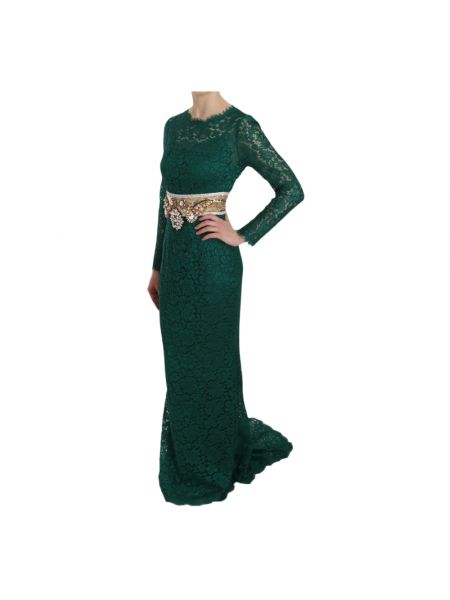 Vestido largo Dolce & Gabbana Pre-owned verde