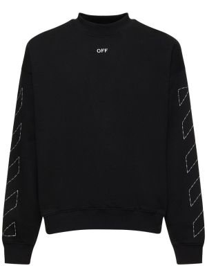 Sweatshirt aus baumwoll Off-white schwarz