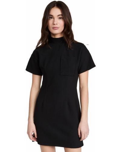 Mini robe Line & Dot, noir