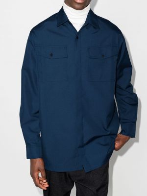 Camisa manga larga Gr10k azul