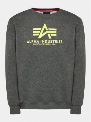 Džemperis Alpha Industries pilka
