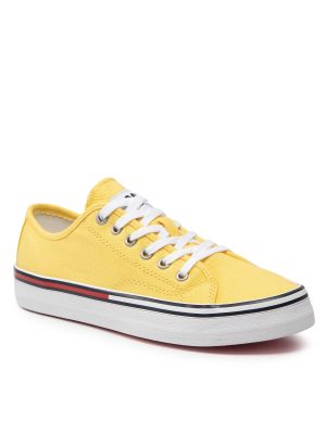 Scarpe in tela Tommy Jeans giallo
