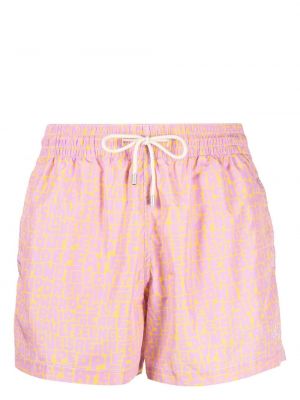 Kratke hlače s printom Arrels Barcelona ružičasta
