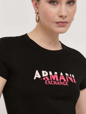 Póló Armani Exchange - fekete