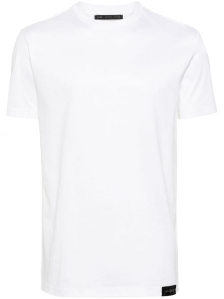 Βαμβακερή μπλούζα Low Brand λευκό