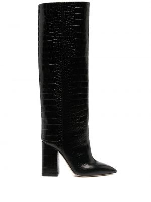 Bottines en cuir Paris Texas noir