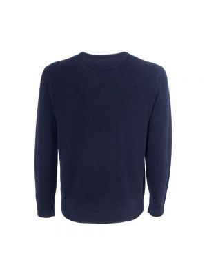 Sweter wełniany Polo Ralph Lauren niebieski