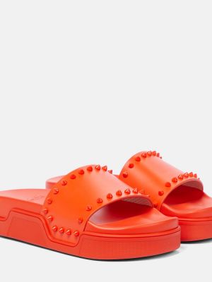 Nizki čevlji Christian Louboutin oranžna