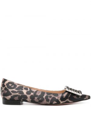 Pantofi cu imagine cu model leopard Roberto Festa maro