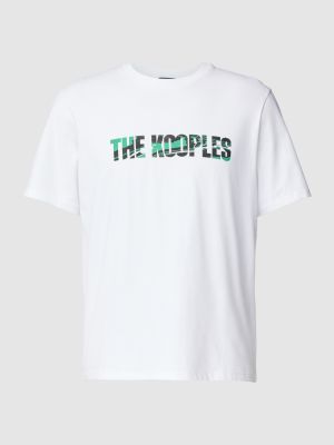 Koszulka z nadrukiem The Kooples biała