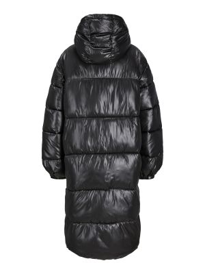 Зимно палто с перли Jjxx черно