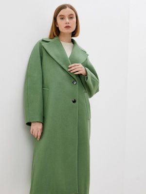 Пальто Mango, зеленое