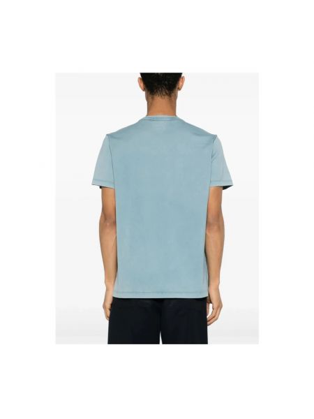 Camiseta de cuello redondo Roberto Collina azul