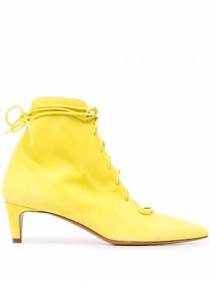 Ботинки с завязками Forte_forte, желтый