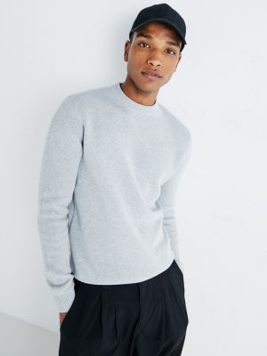 Меланжевый свитер Selected серый