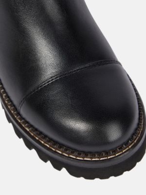 Kožené chelsea boots See By Chloã© čierna