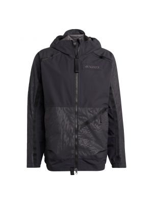 Αδιάβροχο μπουφάν Adidas Terrex μαύρο