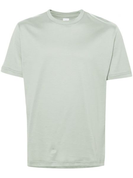 Βαμβακερή μπλούζα με στρογγυλή λαιμόκοψη Eleventy πράσινο